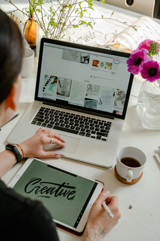 image of girl with laptop