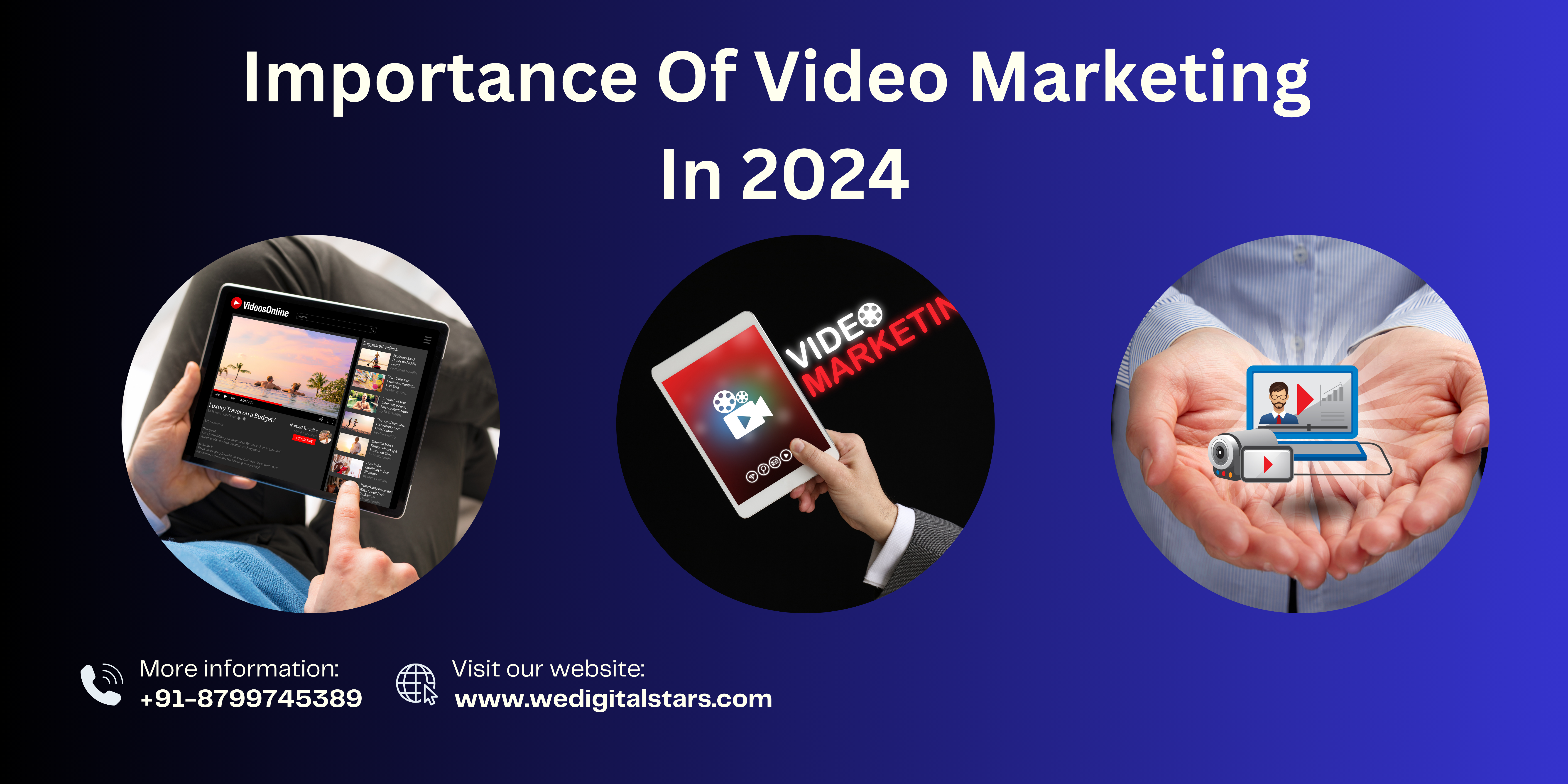 video marketing banner